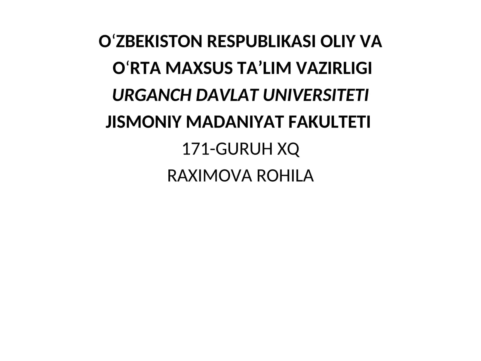 Sport faoliyatining psixologik xususiyatlari