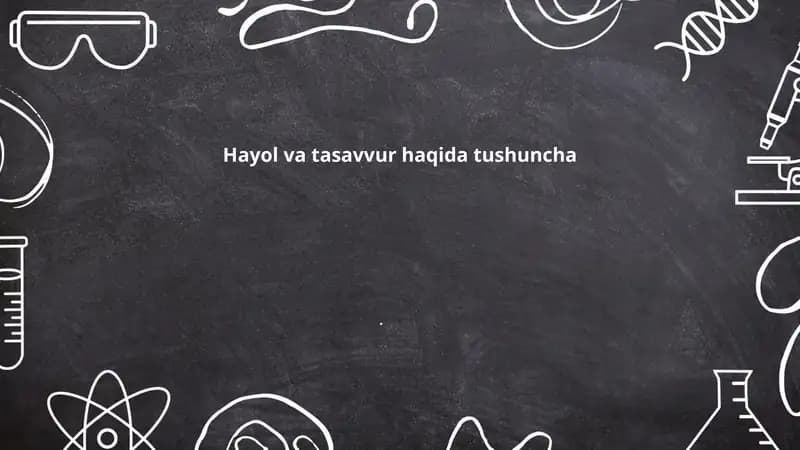 Hayol va tasavvur