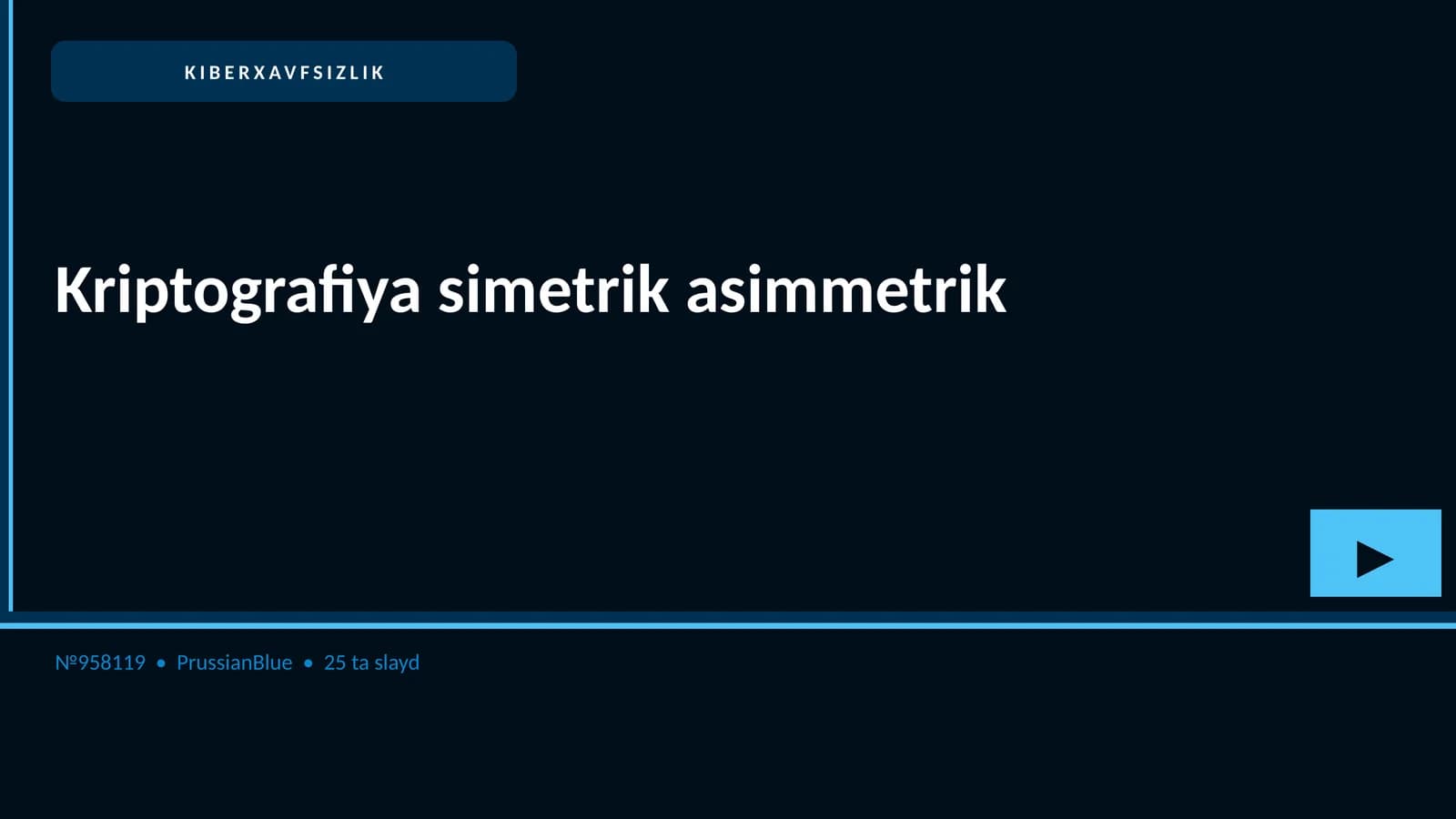 KIBERXAVFSIZLIK