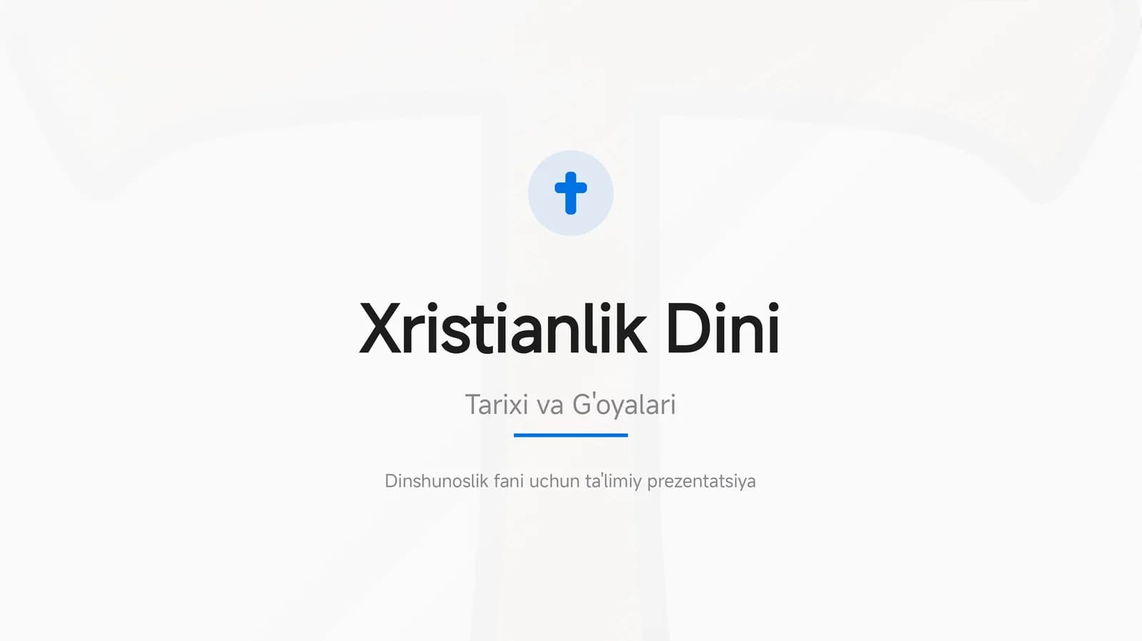 Xristianlik Dini