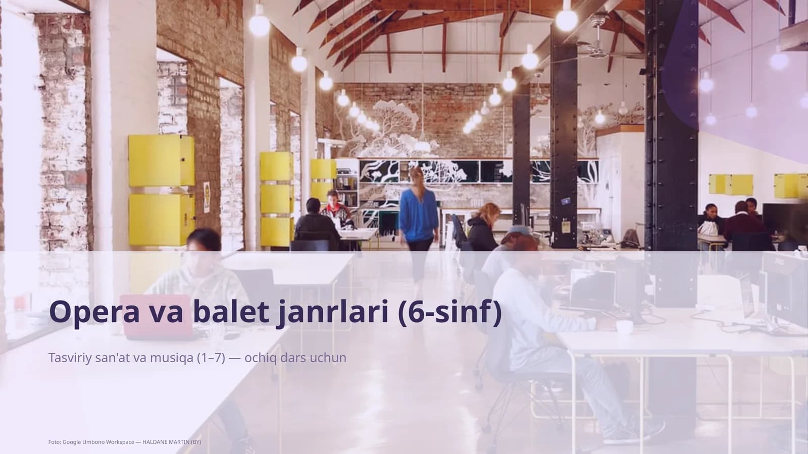 Opera va balet janrlari (6-sinf)