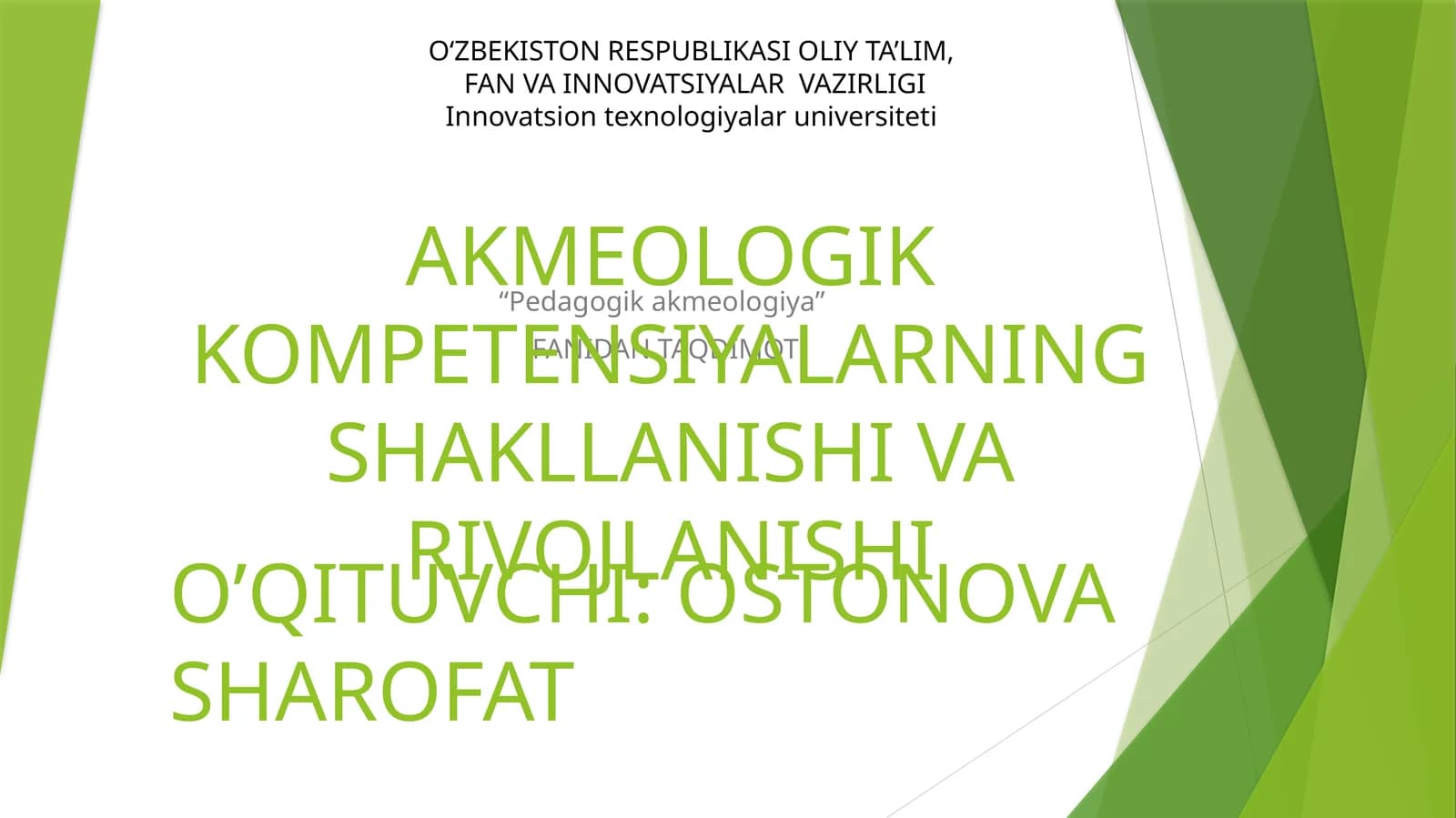 Pedagogik akmeologiya