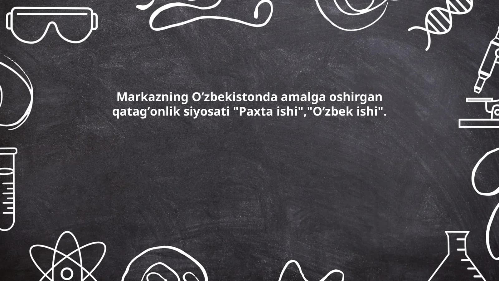 "Paxta ishi"ning kelib chiqishi