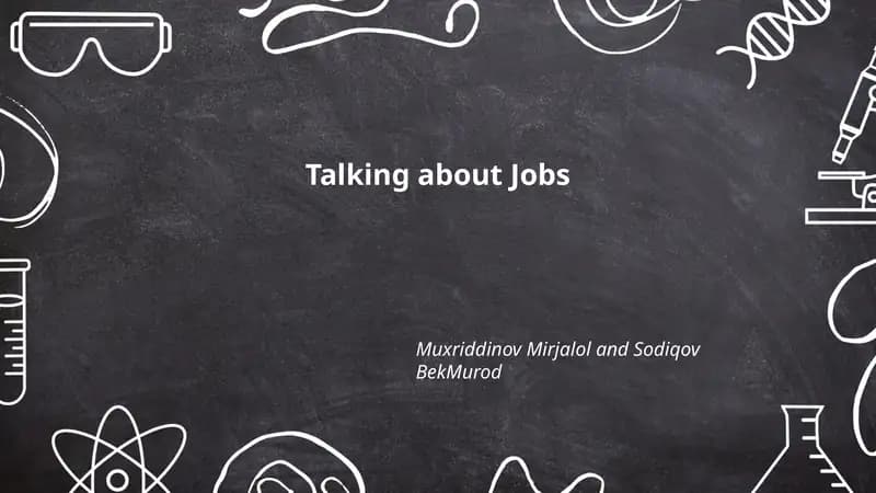 Talking about Jobs