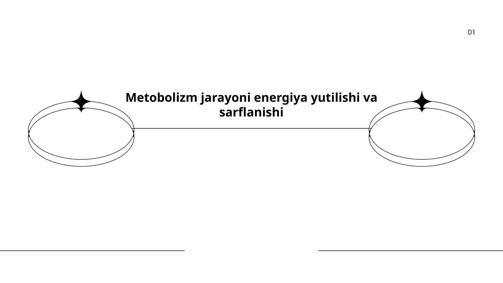 Metobolizm jarayoni energiya yutilishi va sarflanishi