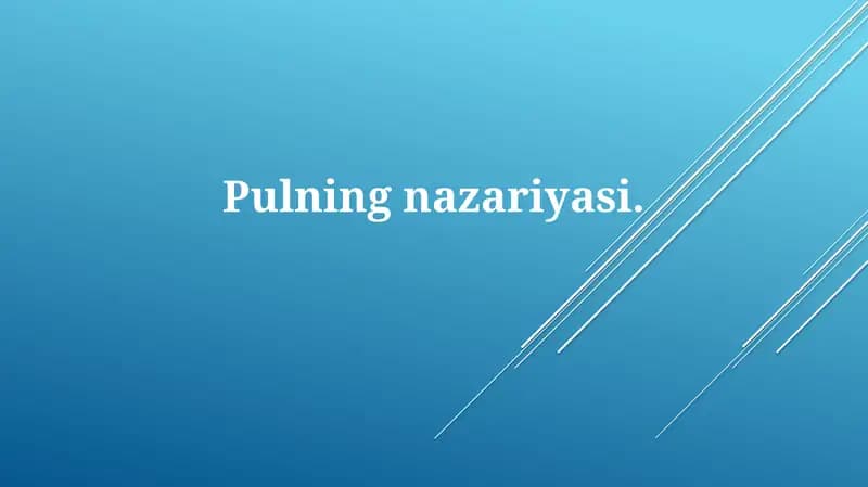 Pulning nazariyasi