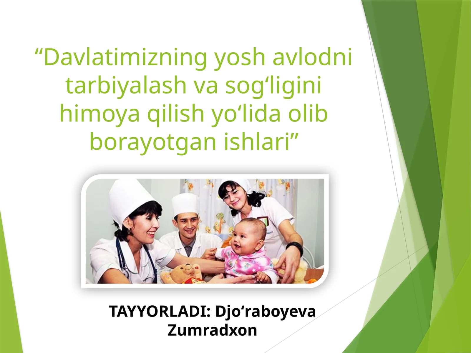 Yosh avlod tarbiyasining jamiyatdagi o‘rni