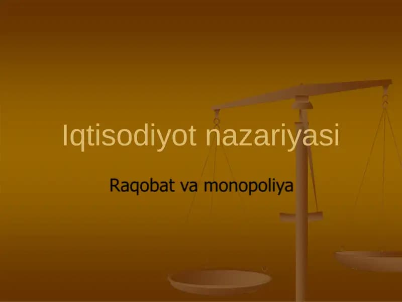 Iqtisodiyotnazariyasi