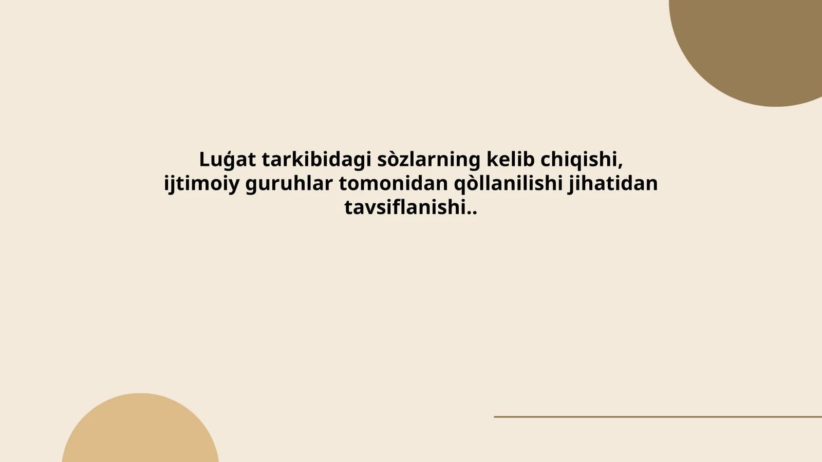 Luģat tarkibidagi sòzlarning kelib chiqishi