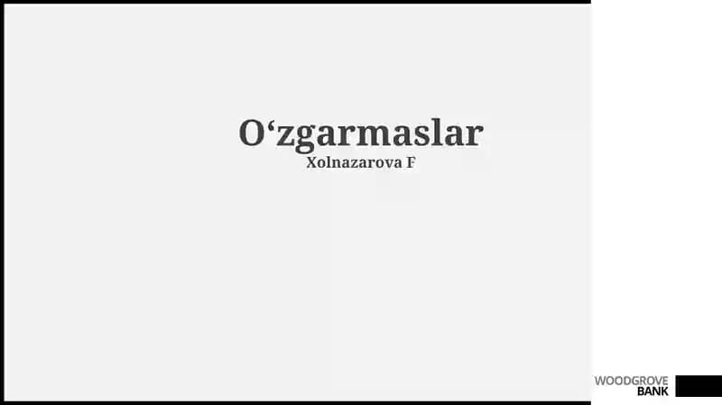Doimiylar