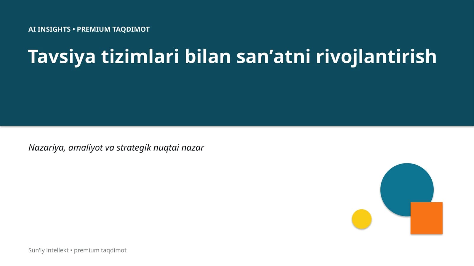 Premium taqdimot