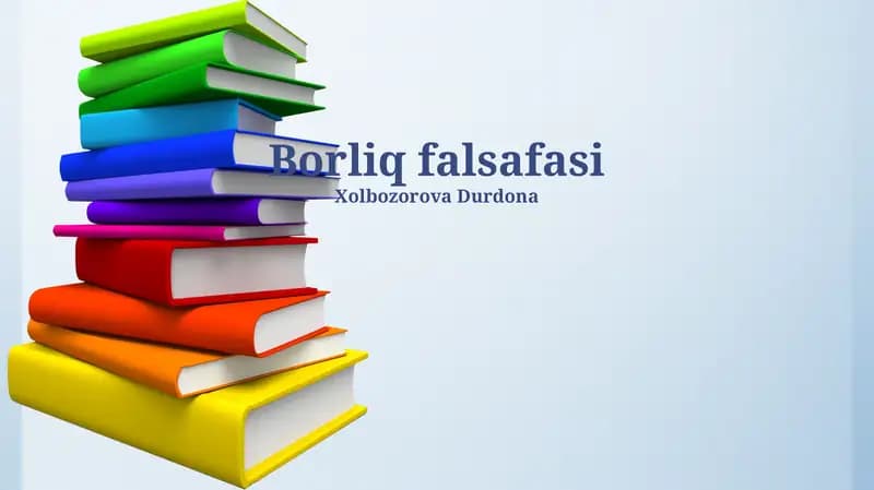 Borliq falsafasi