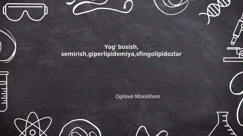 Yogʻ bosish anatomiyasi va turlari