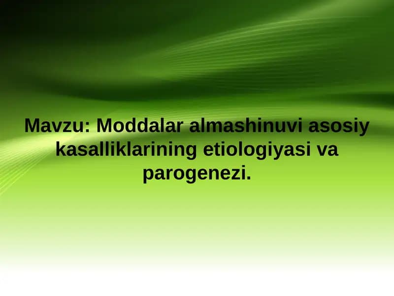 Mustaqil ish