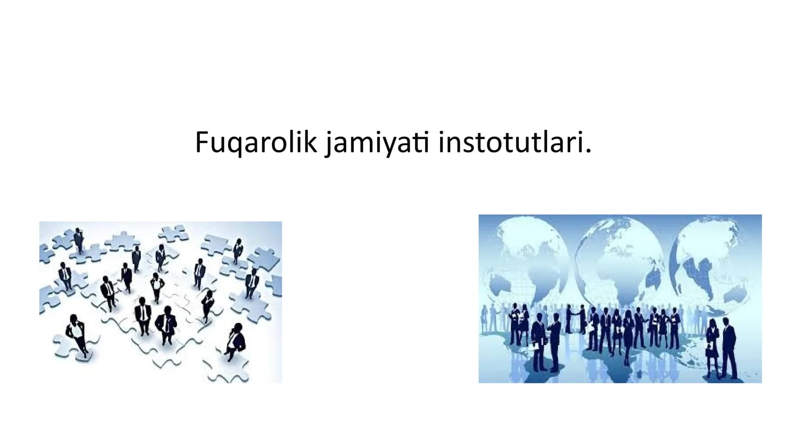 Fuqarolik jamiyati instotutlari.