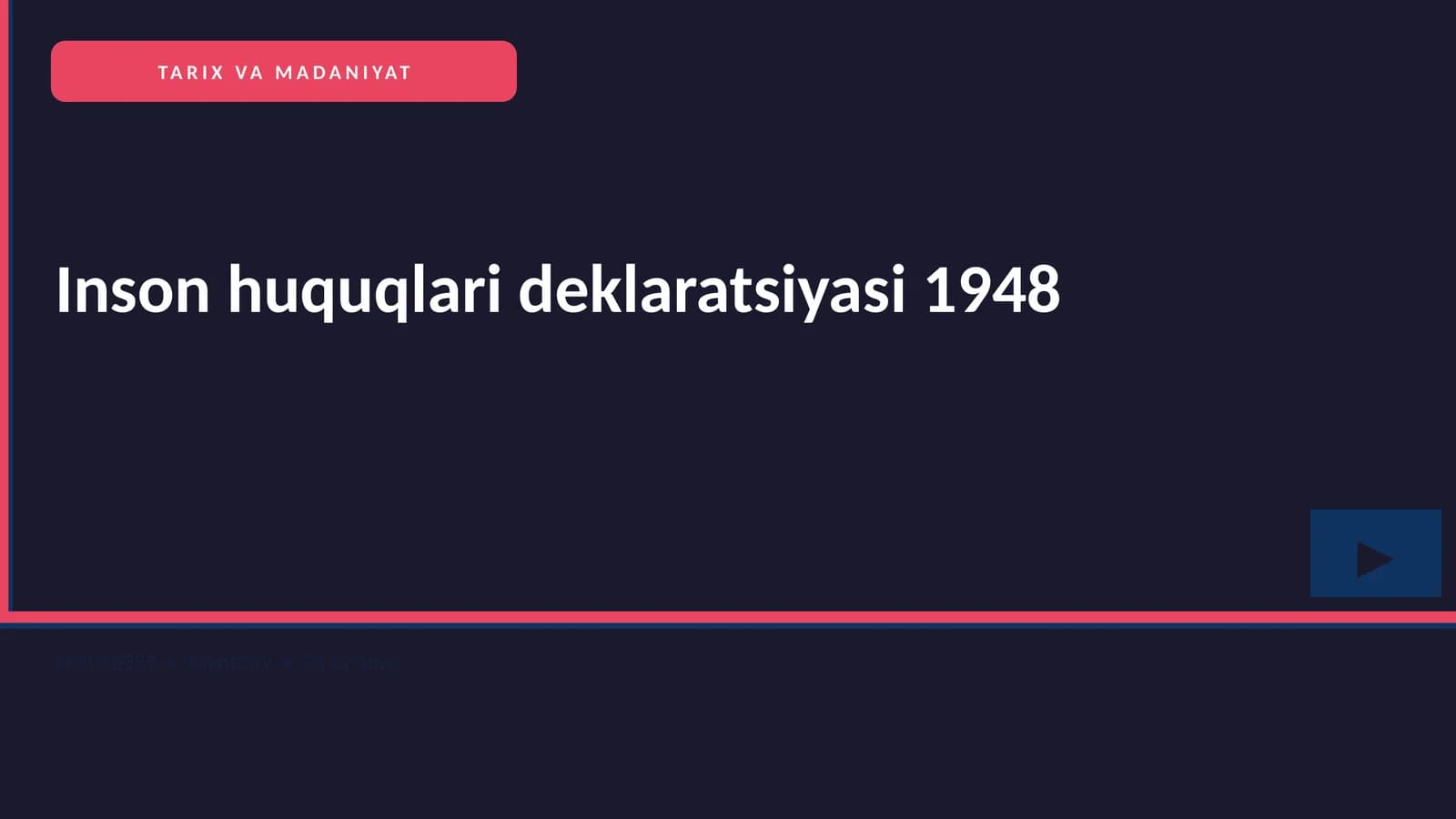 Inson huquqlari deklaratsiyasi 1948