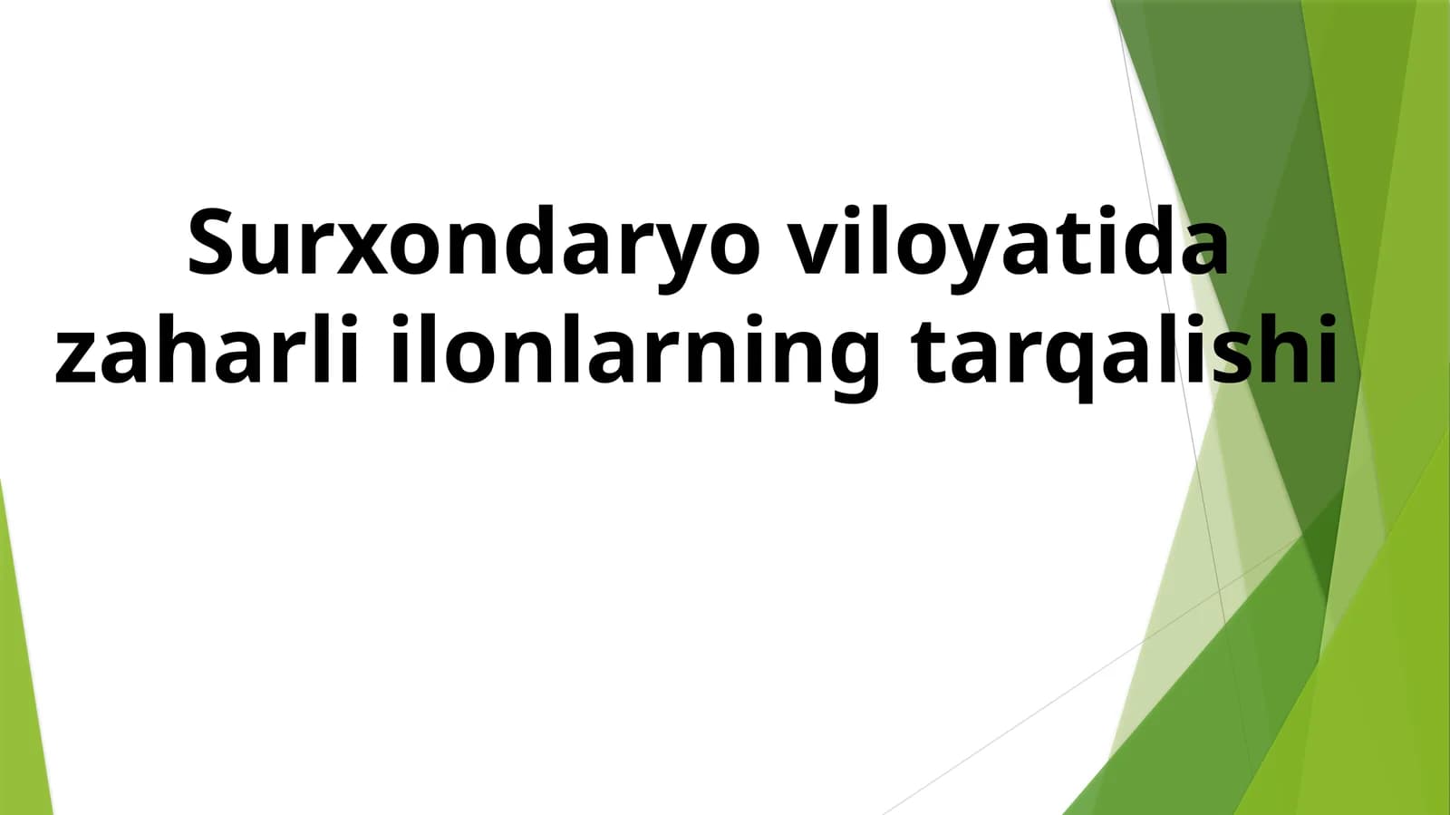 Zaharli ilonlar tarqalishi