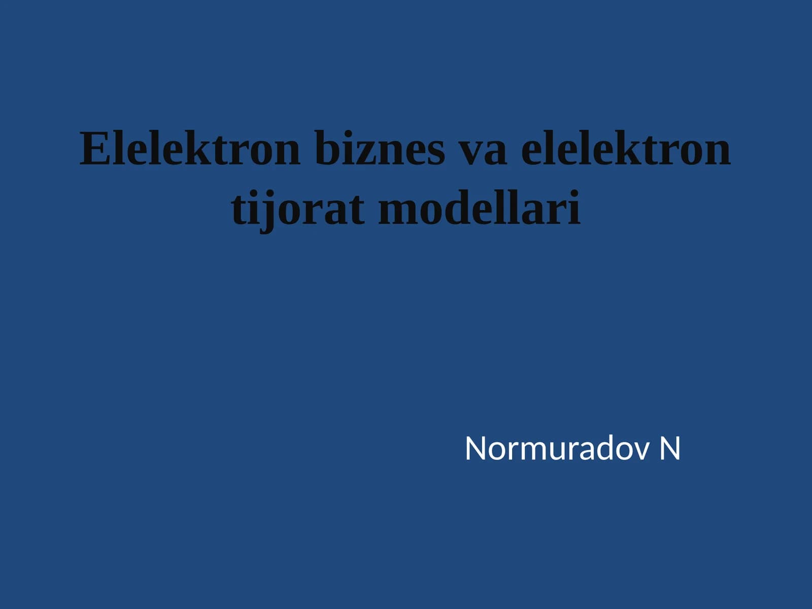 Elektrontijorat