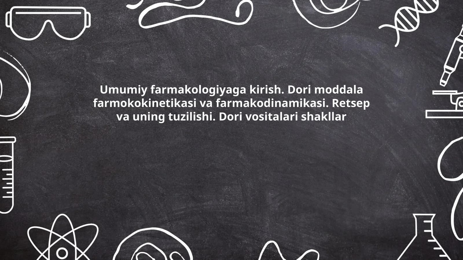 Umumiy Farmakologiya