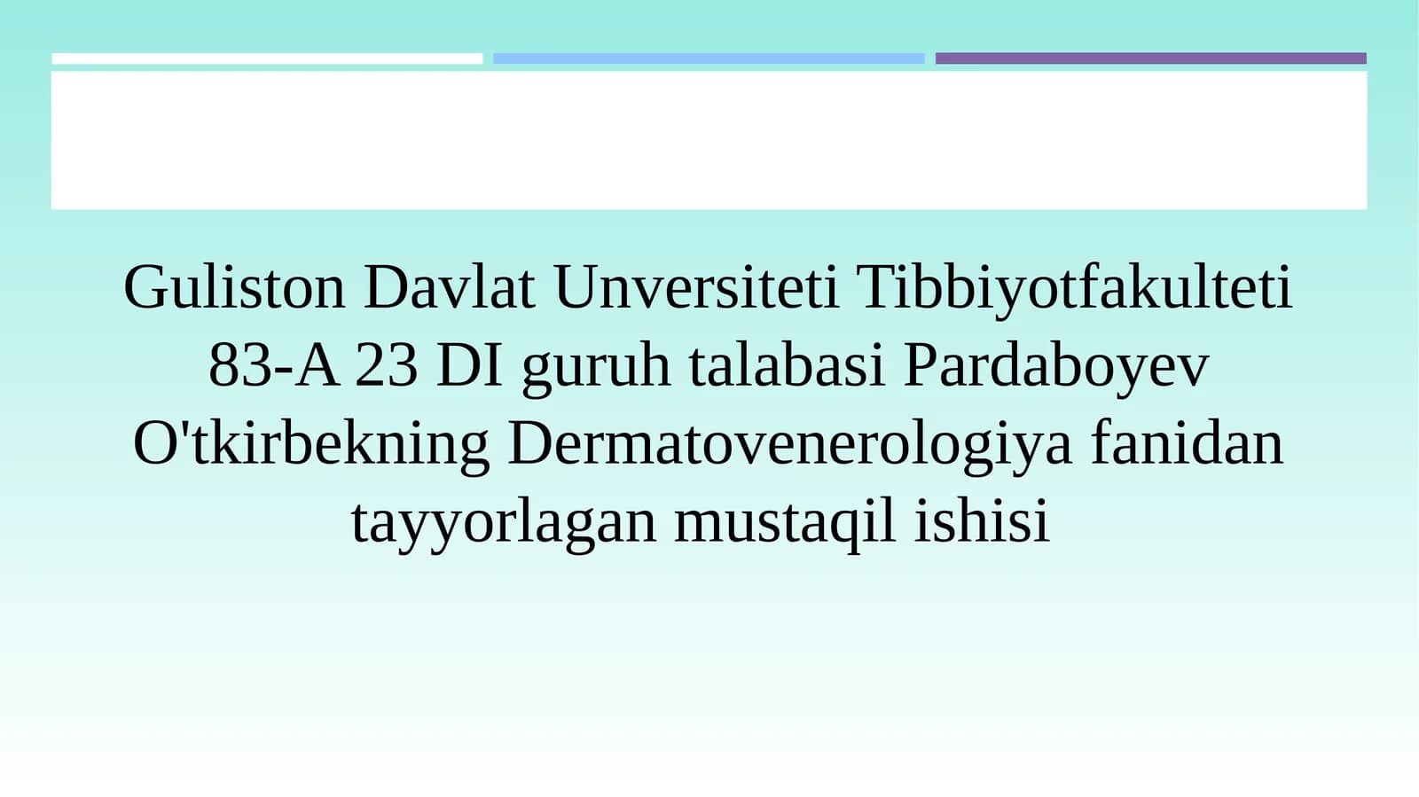 Teri sili taqdimot