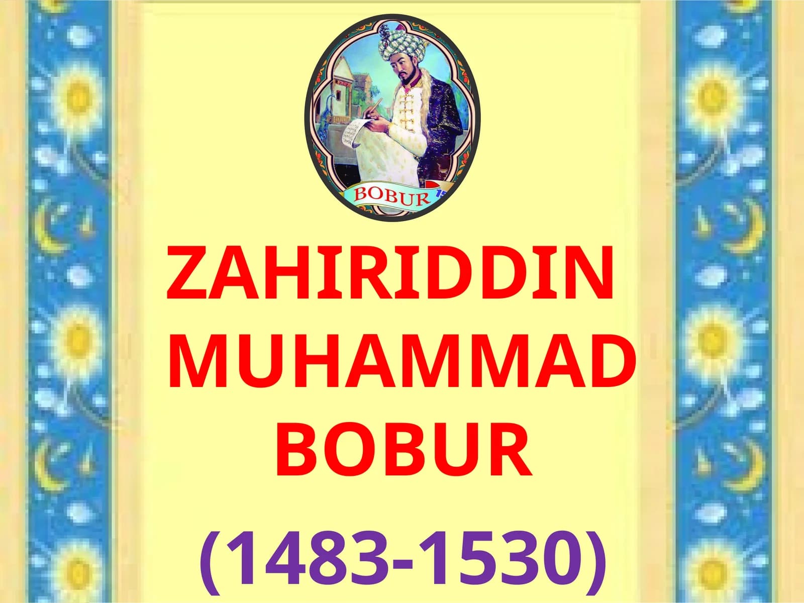 5-sinf Adabiyot fanidan Zahiriddin Muhammad Bobur ruboiylari dars taqdimot