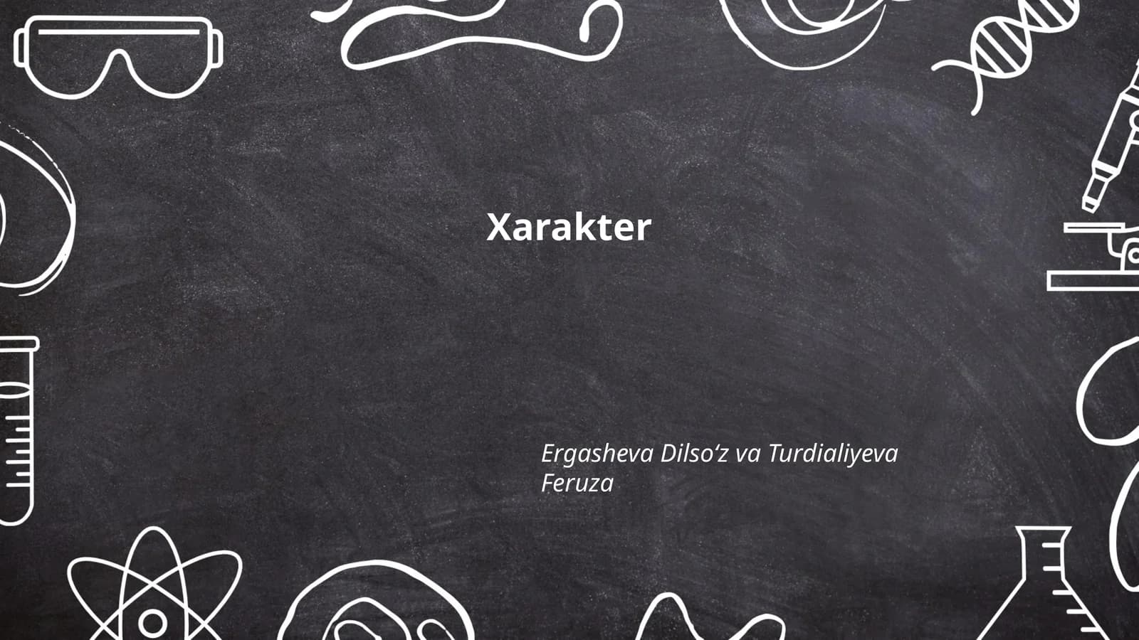 Xarakter va shaxsiyat