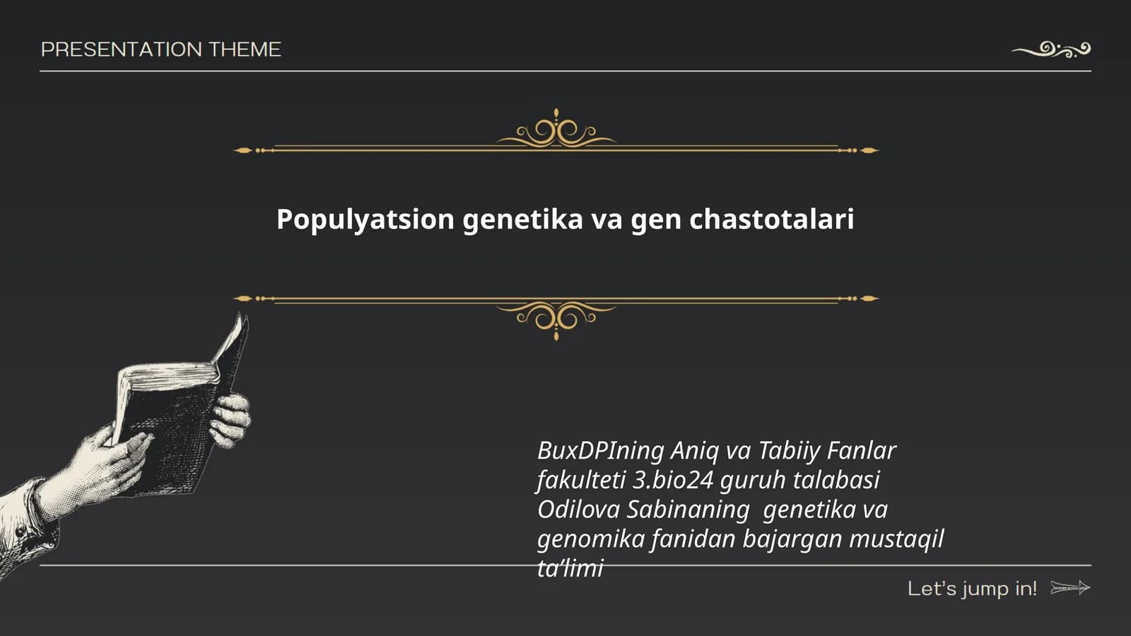 Populyatsion genetika va gen chastotalari