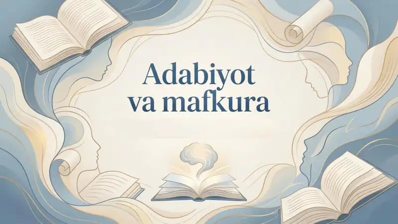 Adabiyot va mafkura