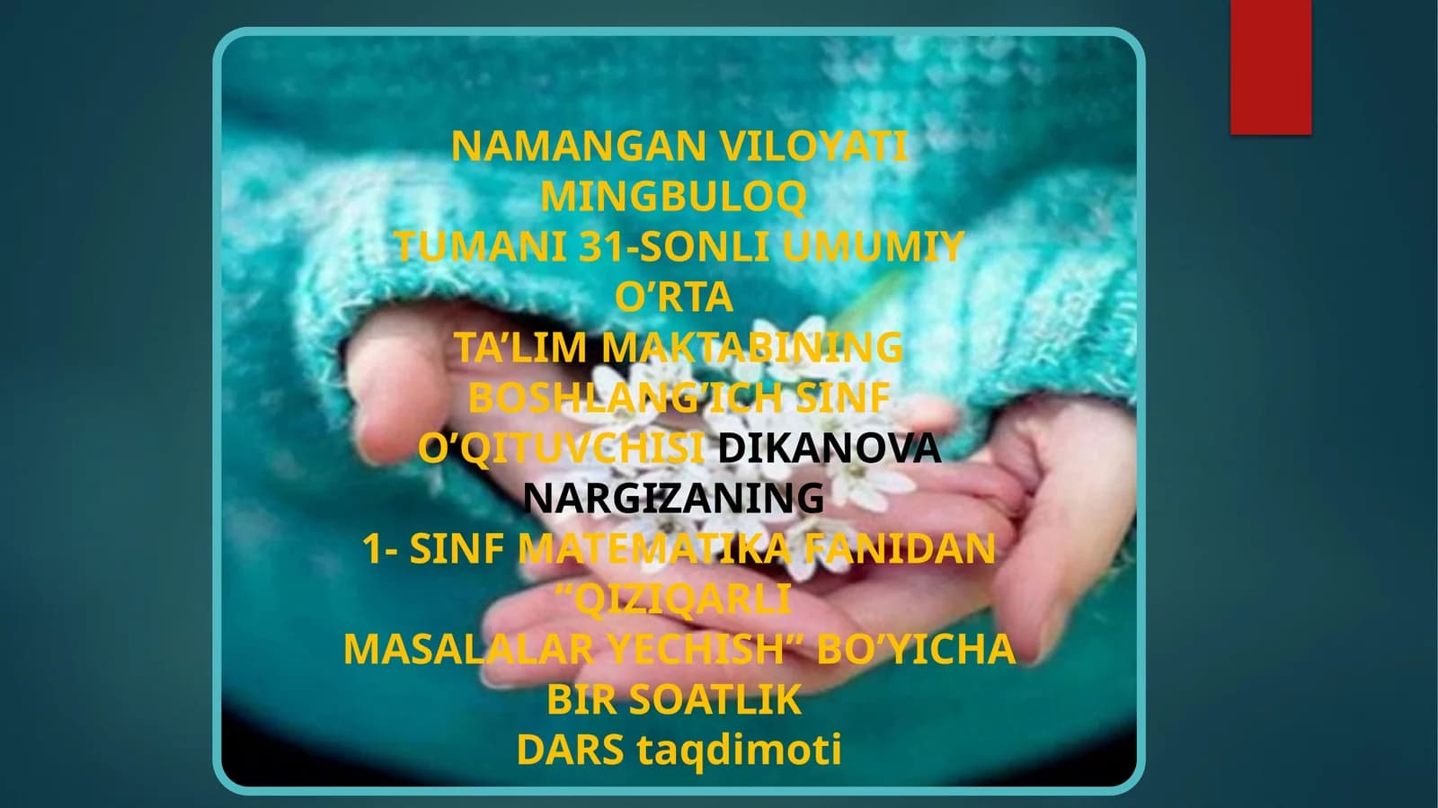 Qiziqarlimasalalaryechish