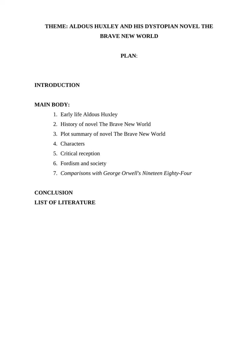 The Brave New World