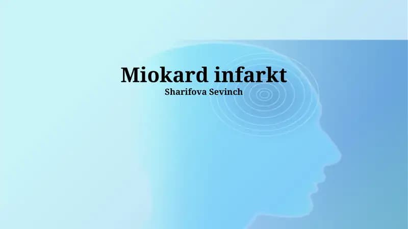 Miokard infarkt