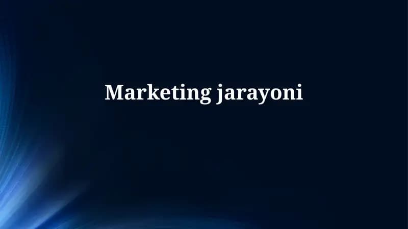 Marketingjarayoni