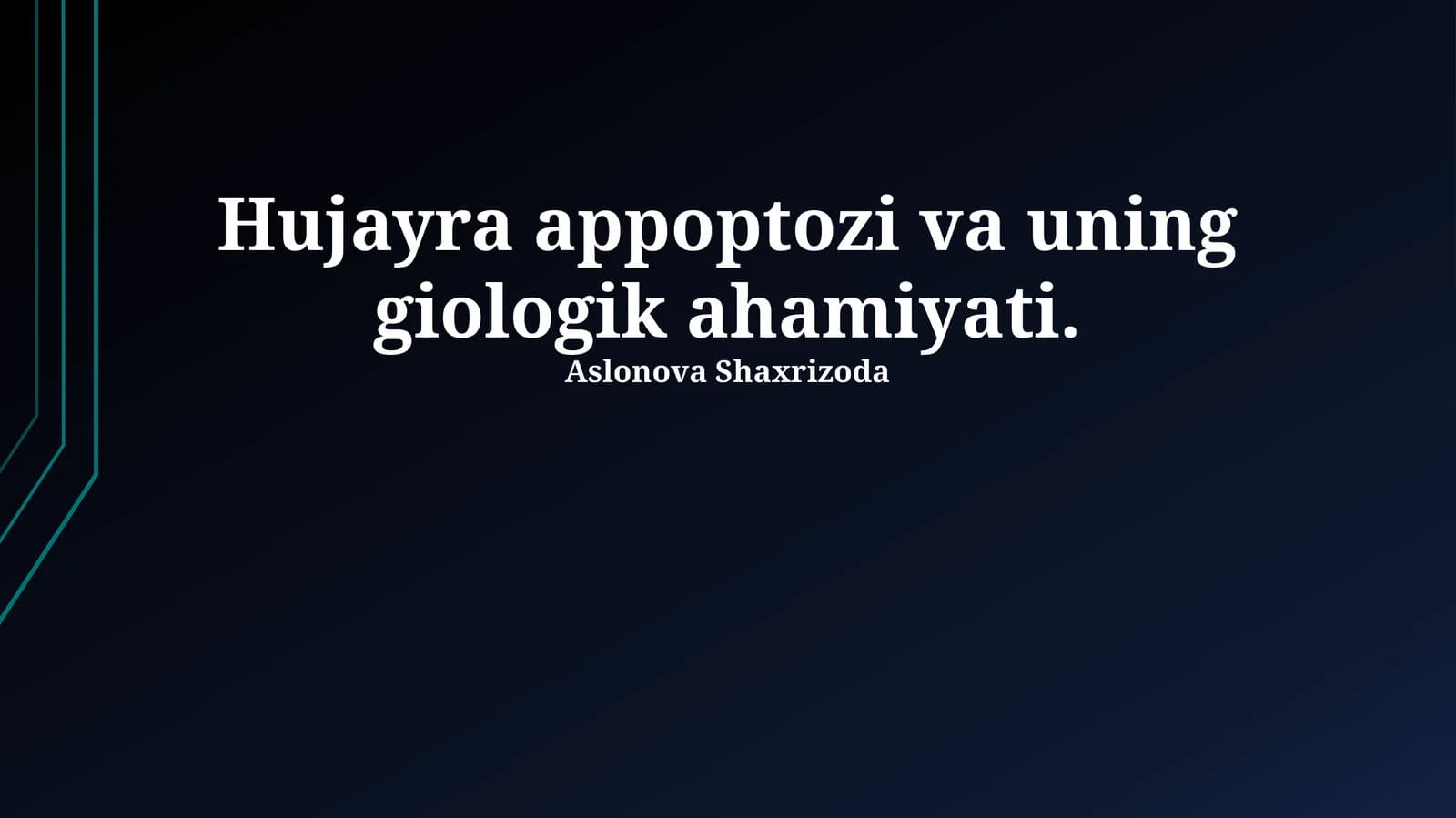 Apoptosis: Ta'rif, Mexanizmlar va Tartibga Solish