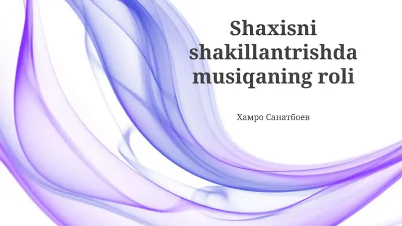 Musiqa va mansublik
