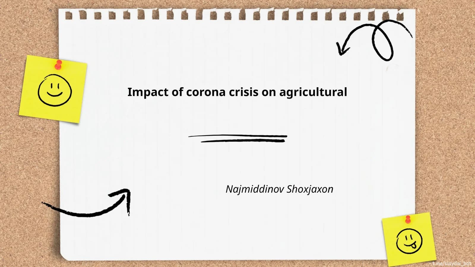 Impact of corona crisis on agricultural