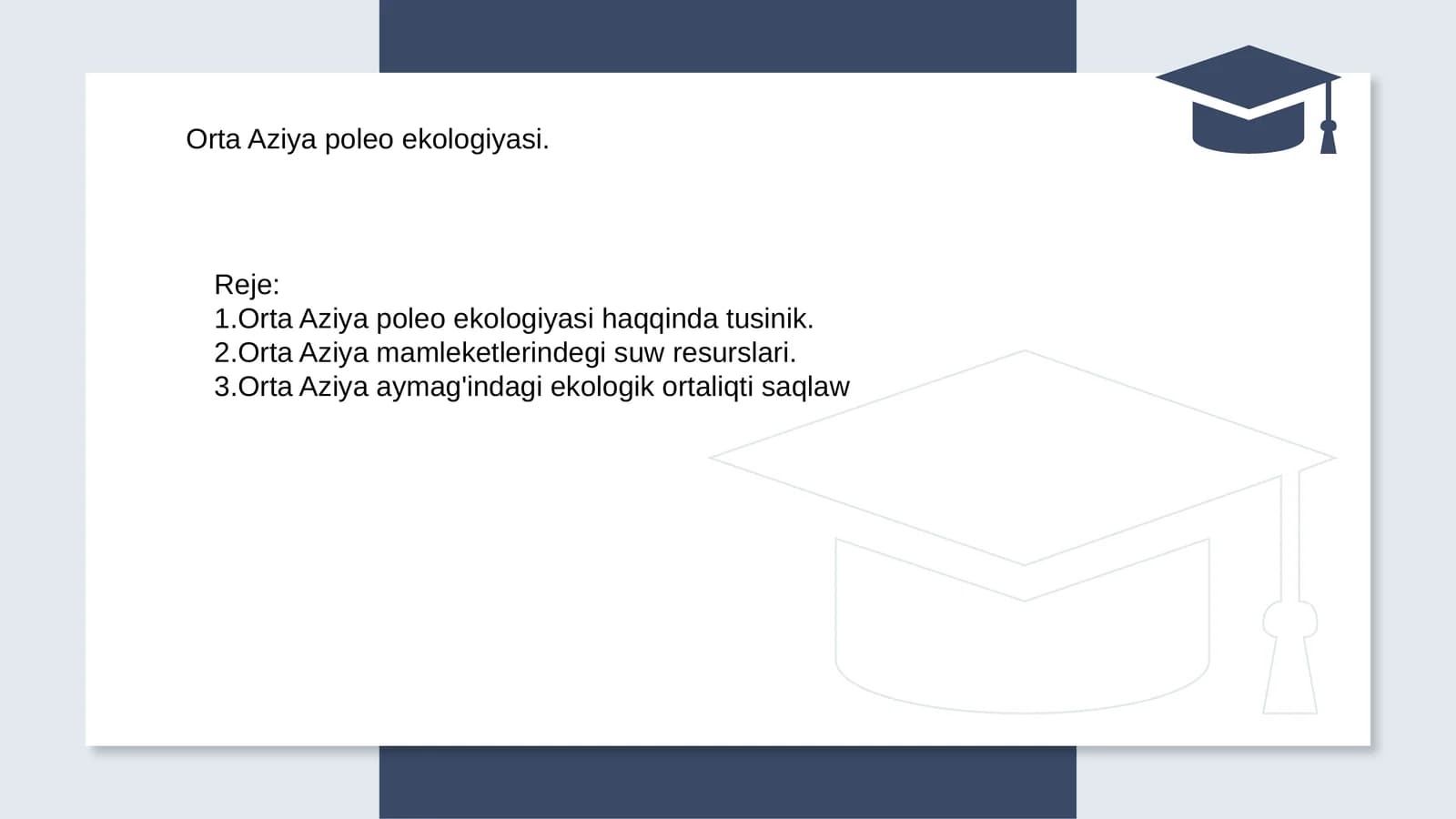 Orta Aziya poleo ekologiyasi