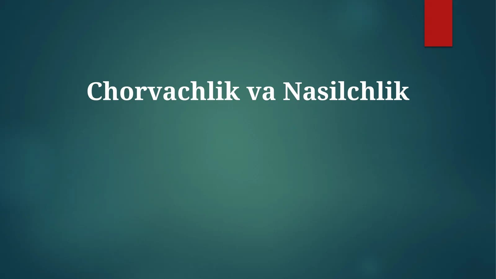 Korrupsiya va qarindosh-urug'chilik