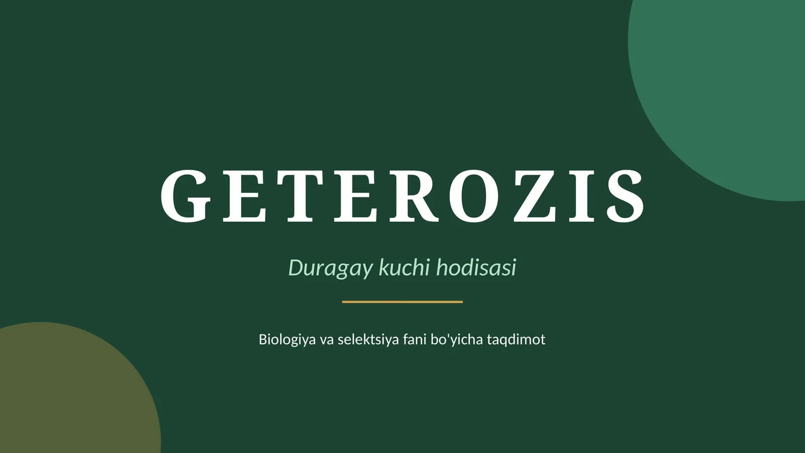 GETEROZIS