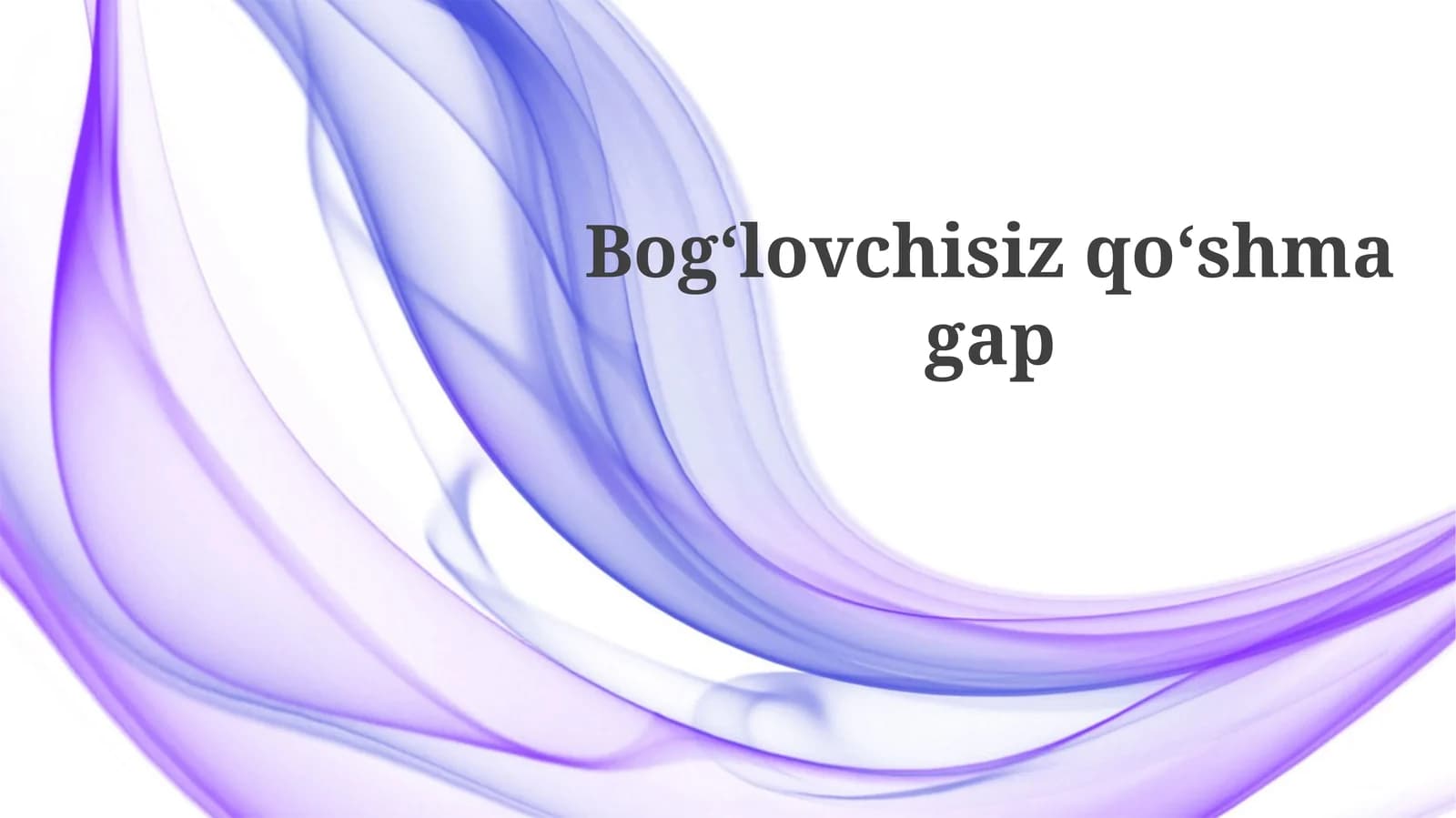 Bog'lovchisiz qo'shma gaplar: Tuzilishi va Ma'nolari