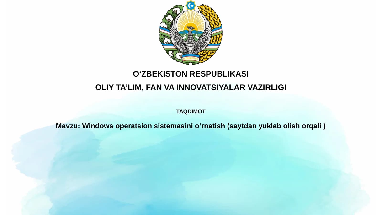 Windows operatsion tizimi