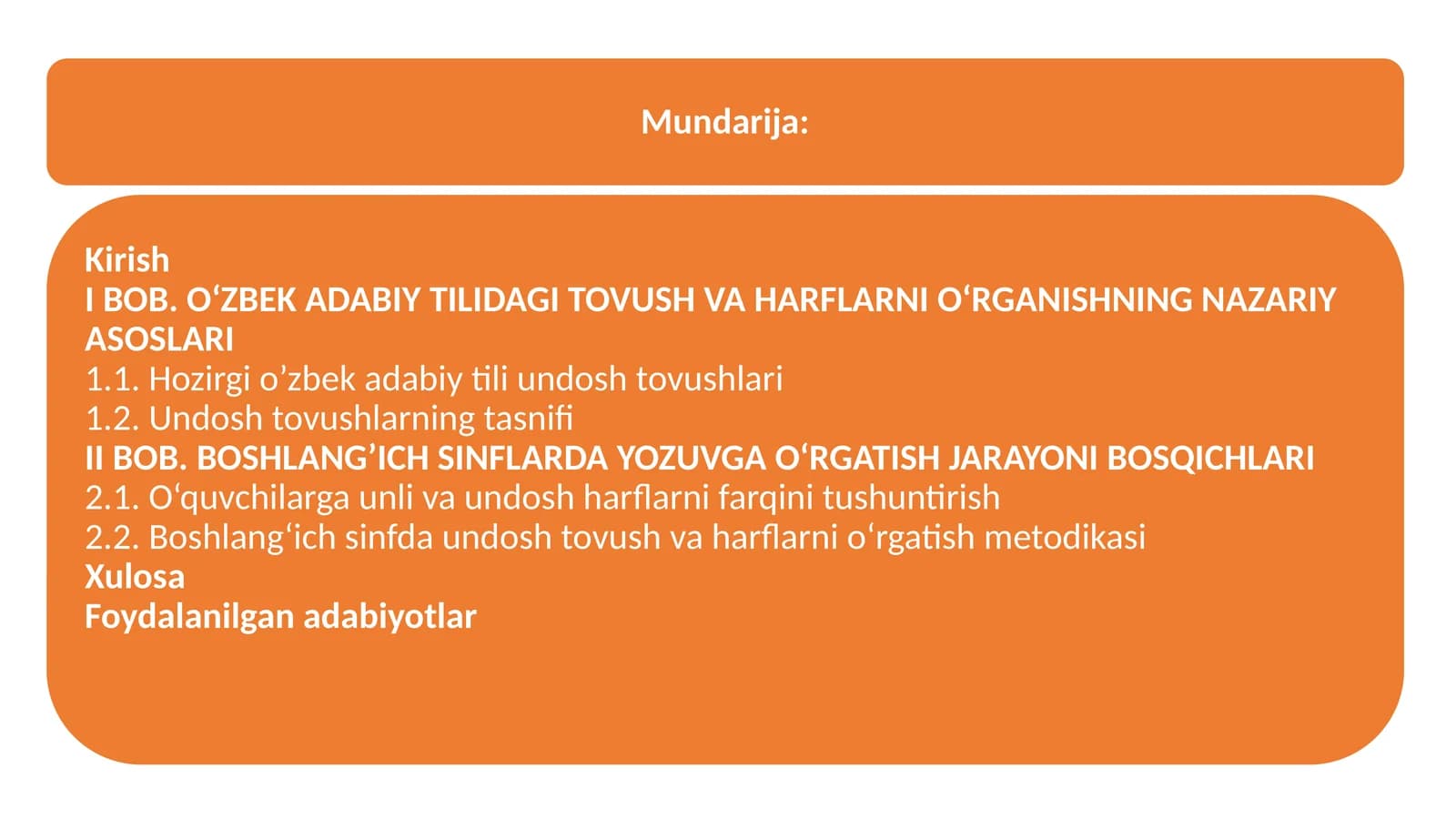Davlat Ta'lim Standartlari - Majburiy Talablar