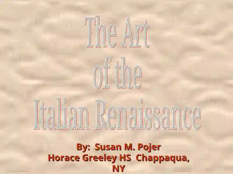 The Art of the Italian Renaissance