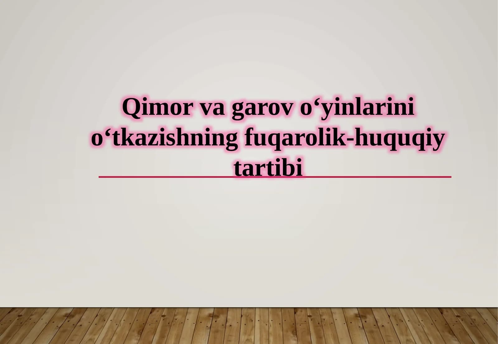 Qimor va garov o‘yinlari