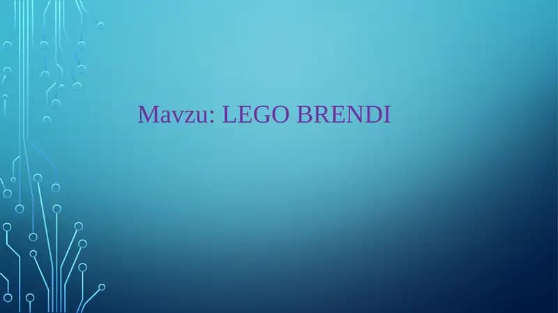LEGO BRENDI