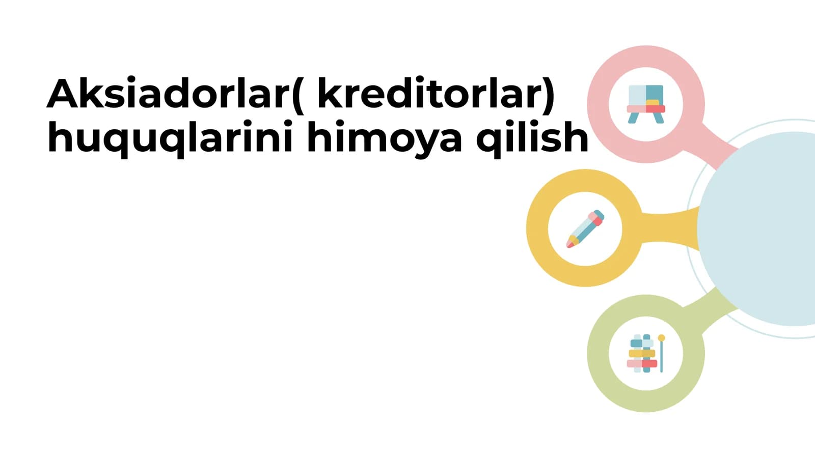 Aksiyadorlar (kreditorlar) huquqlarini himoya qilish