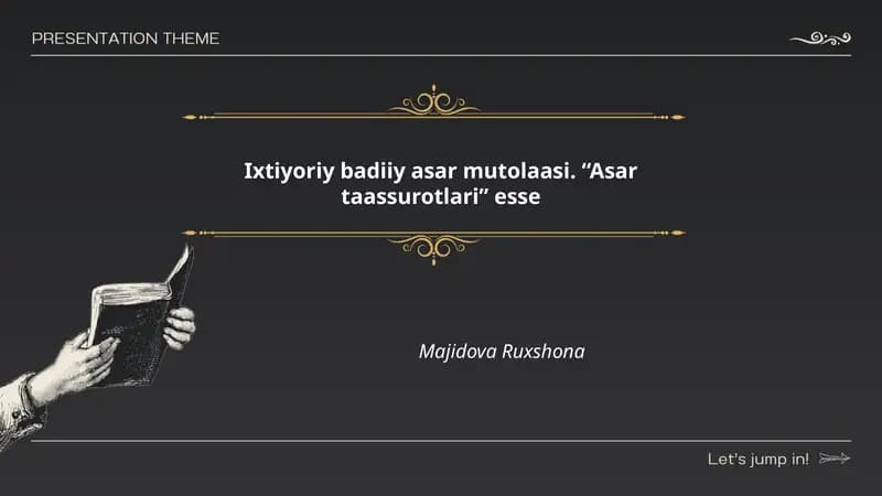 Asar taassurotlari