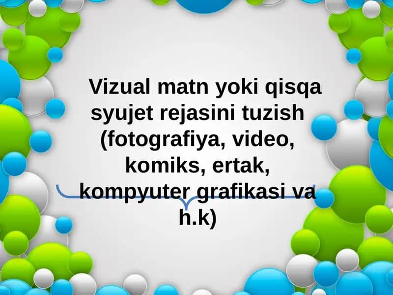 Кompyuter grafikasi va animatsiyasi