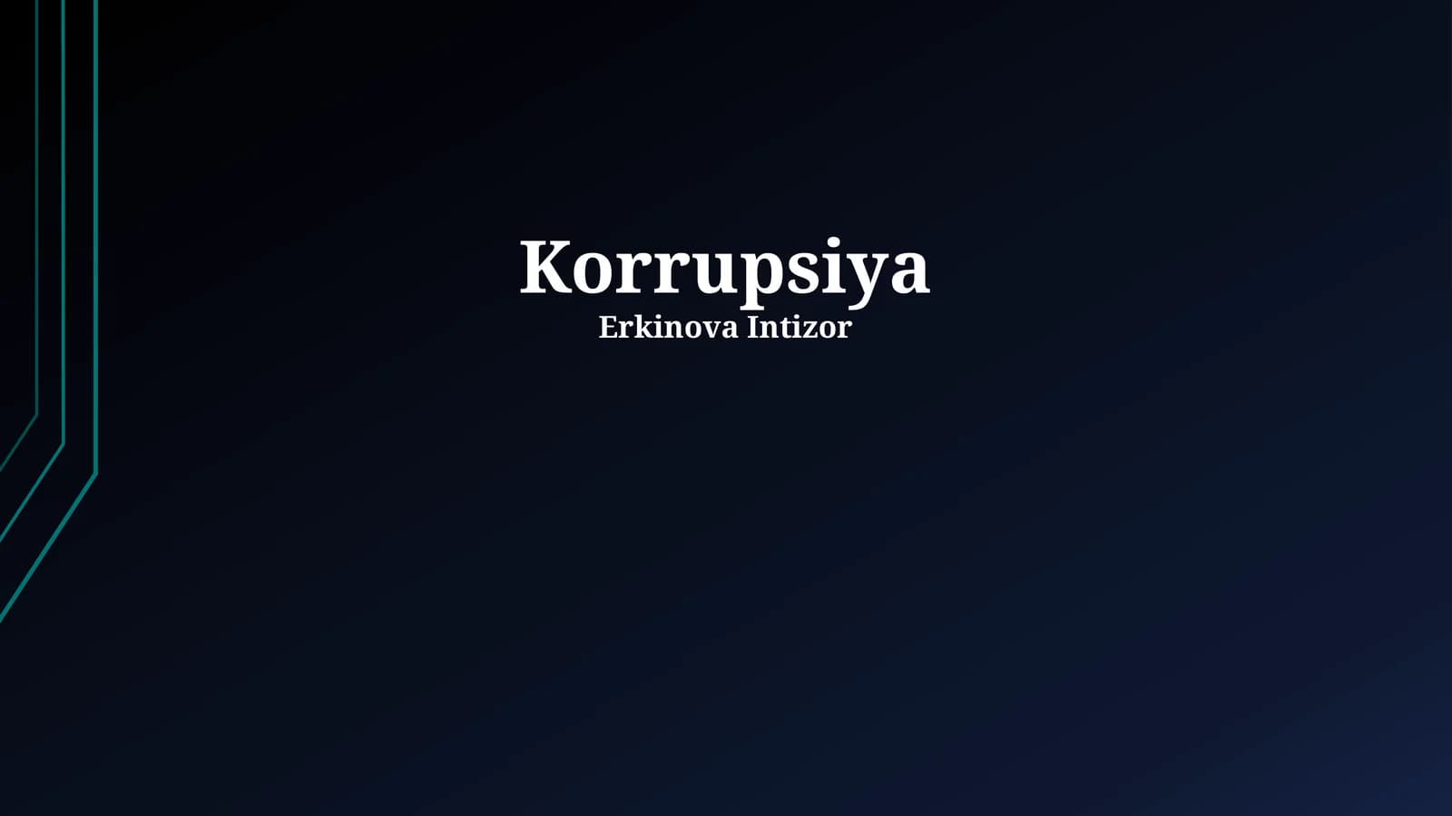 Korrupsiya