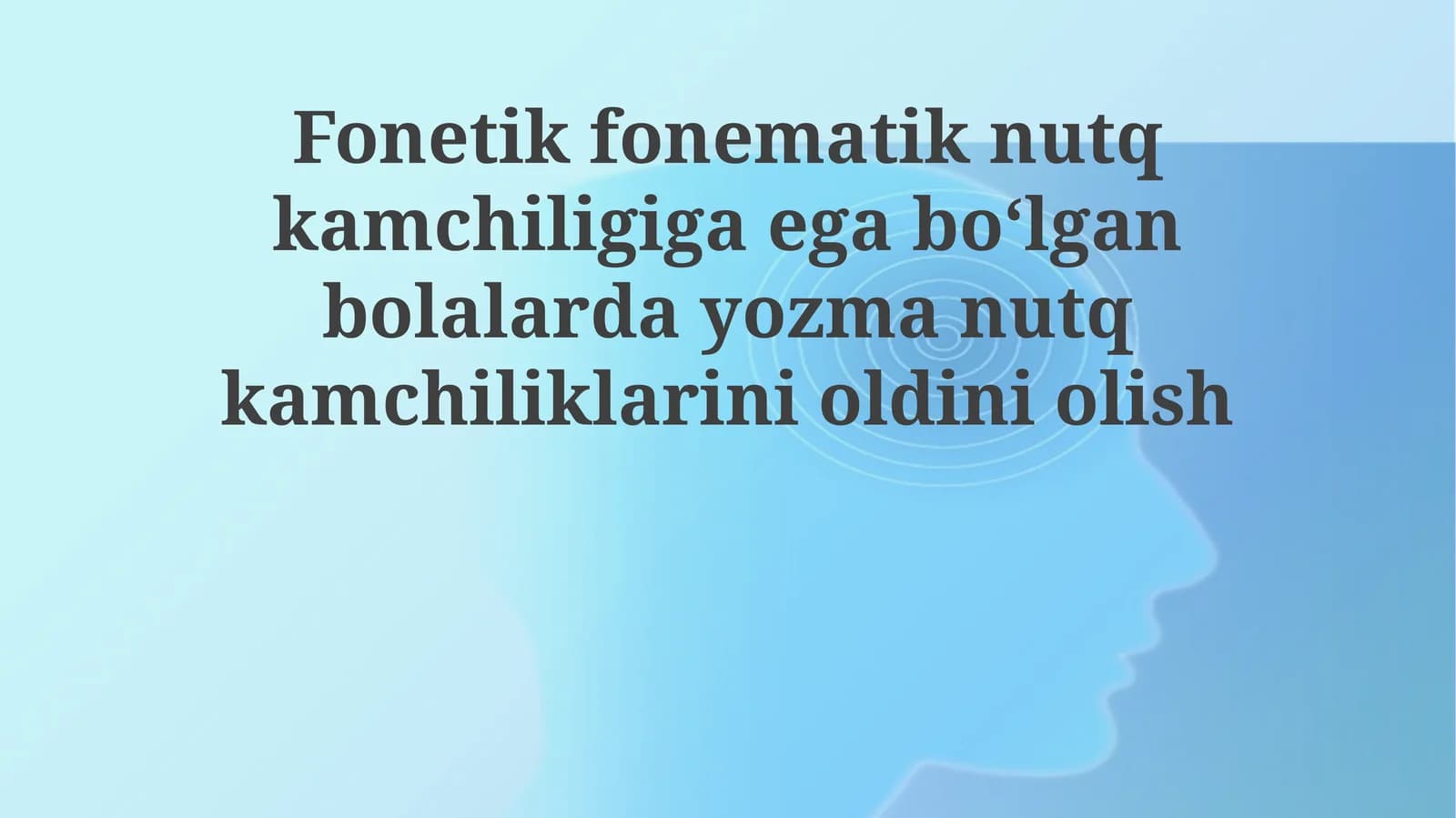 Fonemik-fonetik nutq buzilishlari