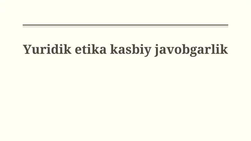 Advokatlik faoliyati
